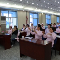 焕云白衣天使礼仪操进入北京怀柔区妇幼保健院